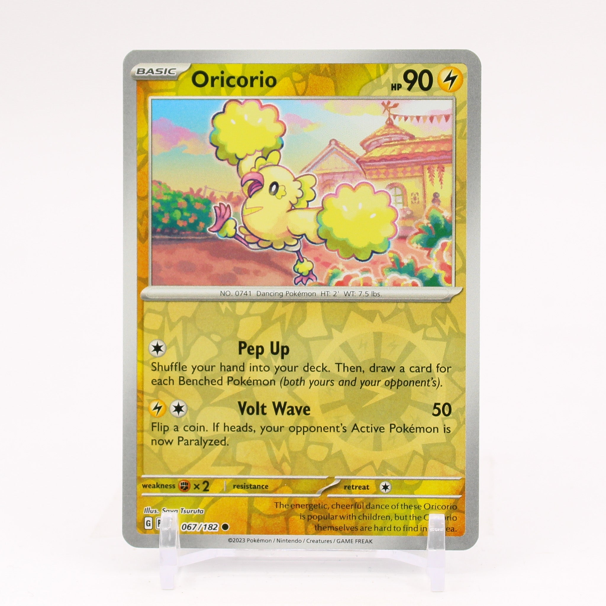 Oricorio - 067/182 Paradox Rift Reverse Holo Pokemon - NM/MINT