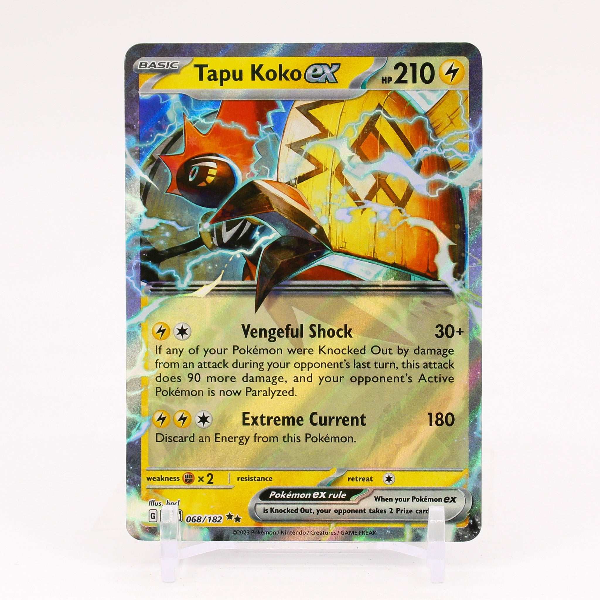 Tapu Koko Ex Double Rare 068/182 Pokemon Paradox Rift [068/182svpr] - £3.99  : Crazy Gamer, Your one stop shop for gaming and pokemon TCG