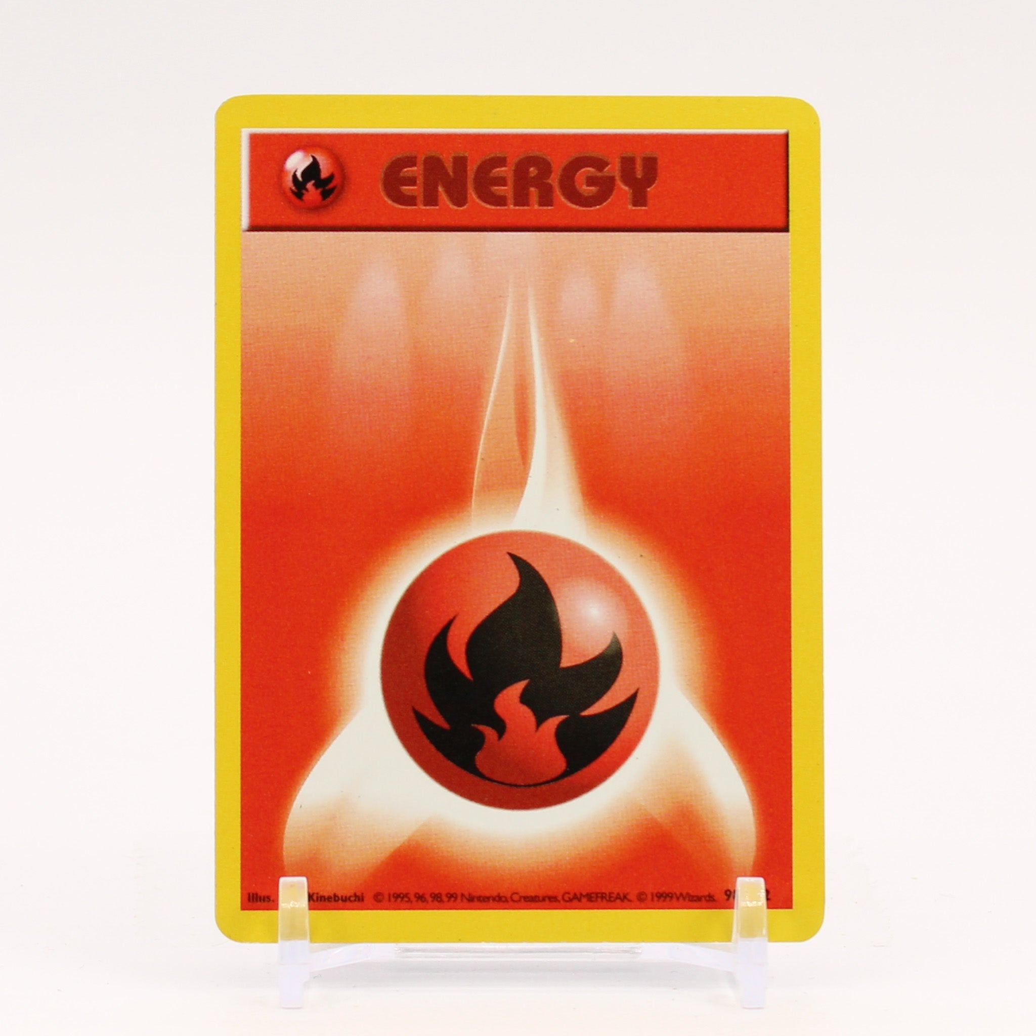 Basic Fire Energy - 98/102 Base Set Shadowless - NM