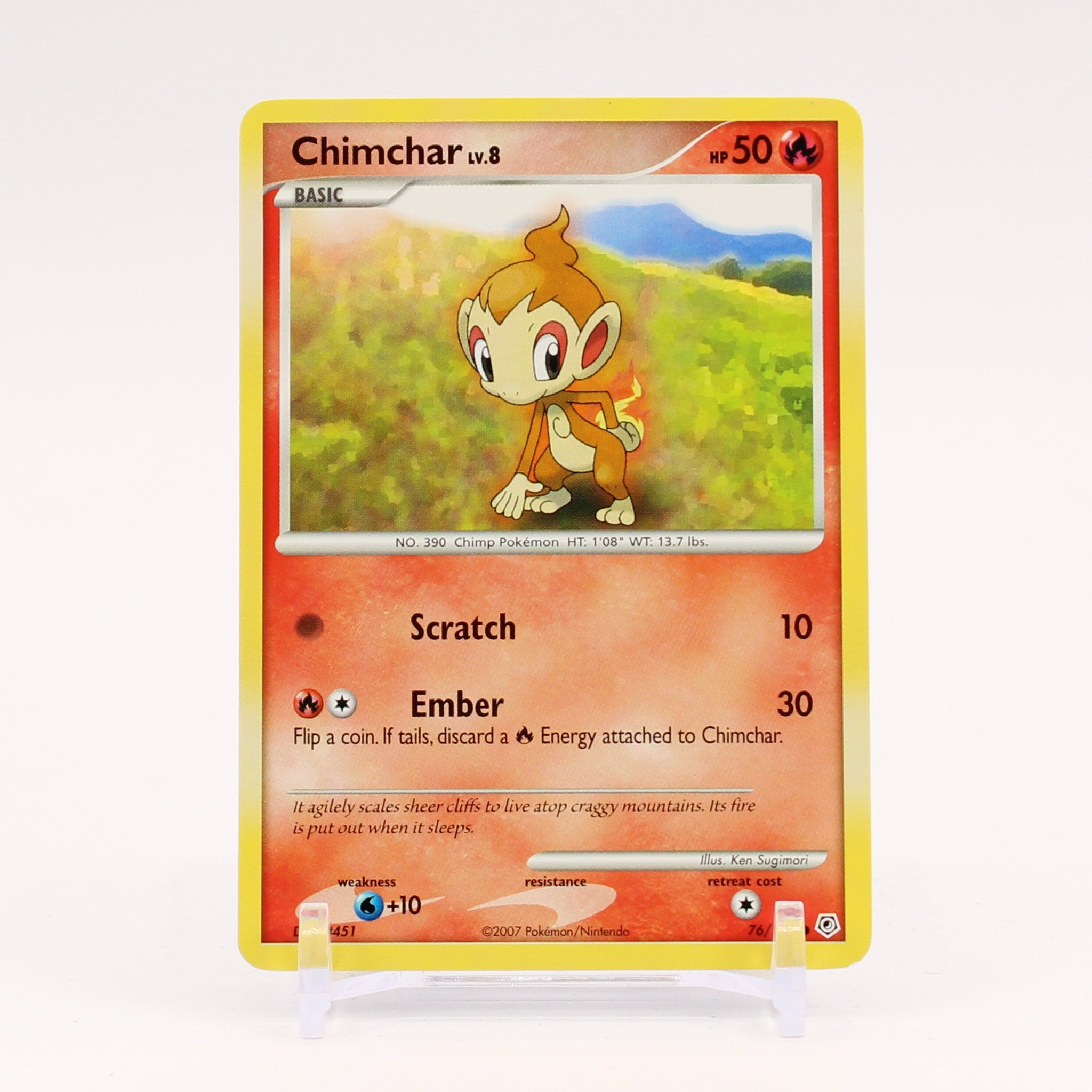 Chimchar - 76/130 Diamond & Pearl Pokemon - NM