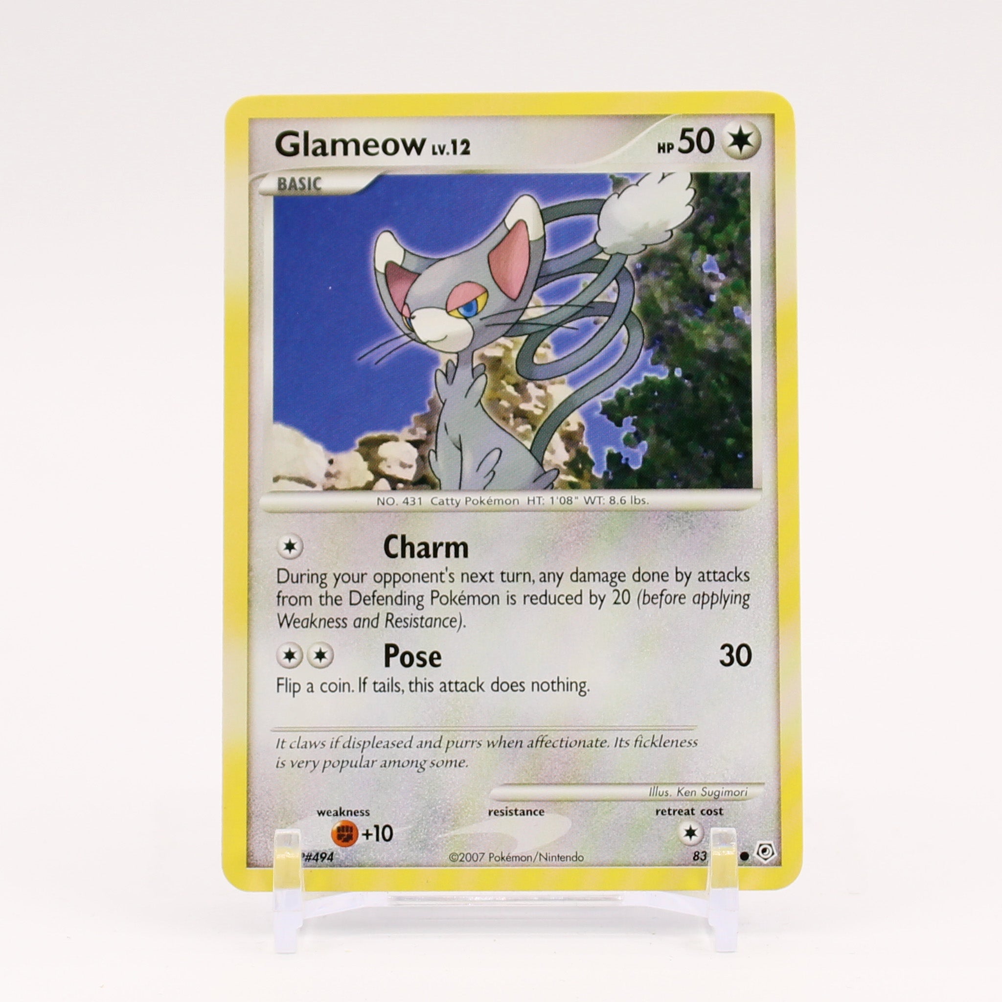 Glameow - 83/130 Diamond & Pearl Pokemon - NM
