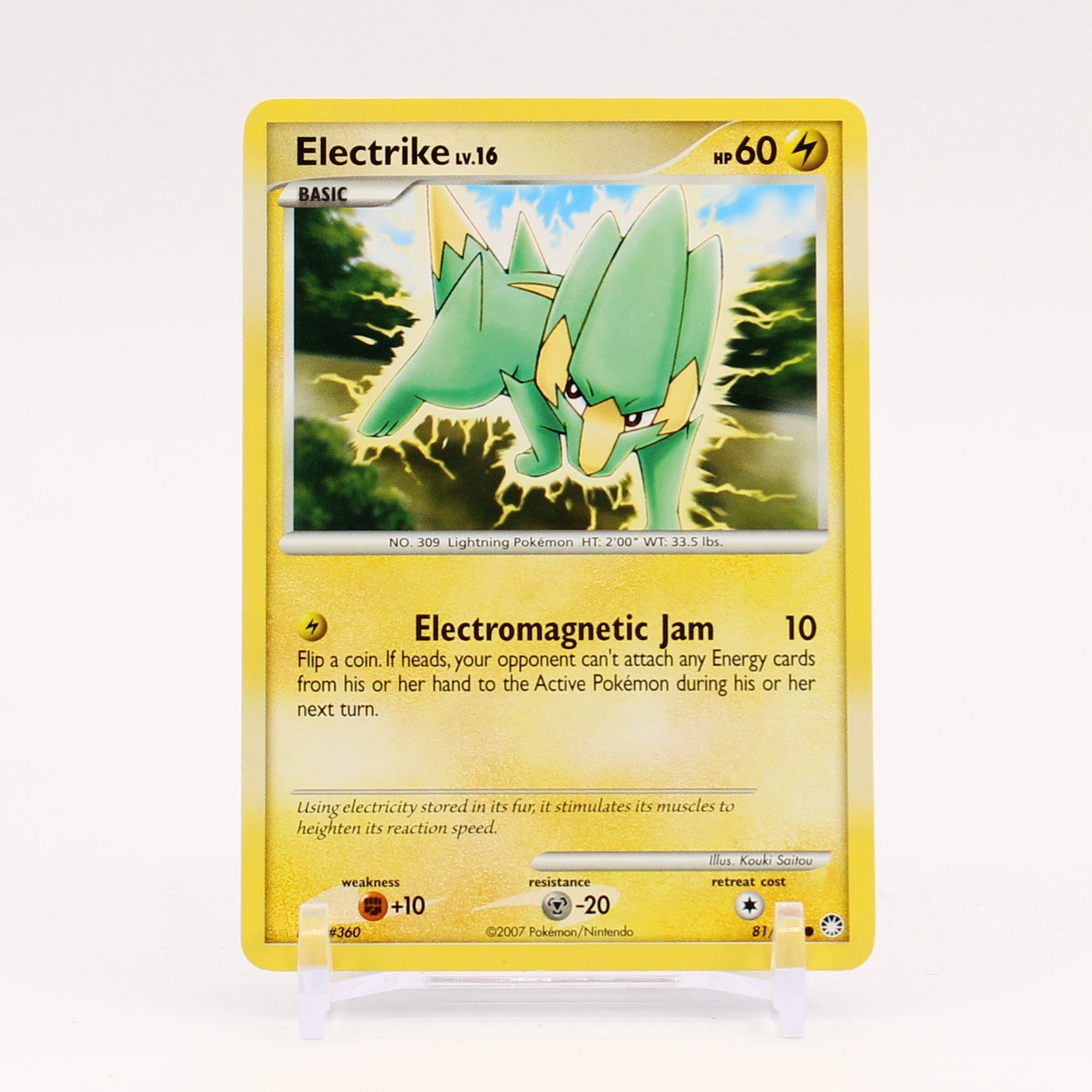 Electrike - 81/123 Mysterious Treasures Pokemon - NM
