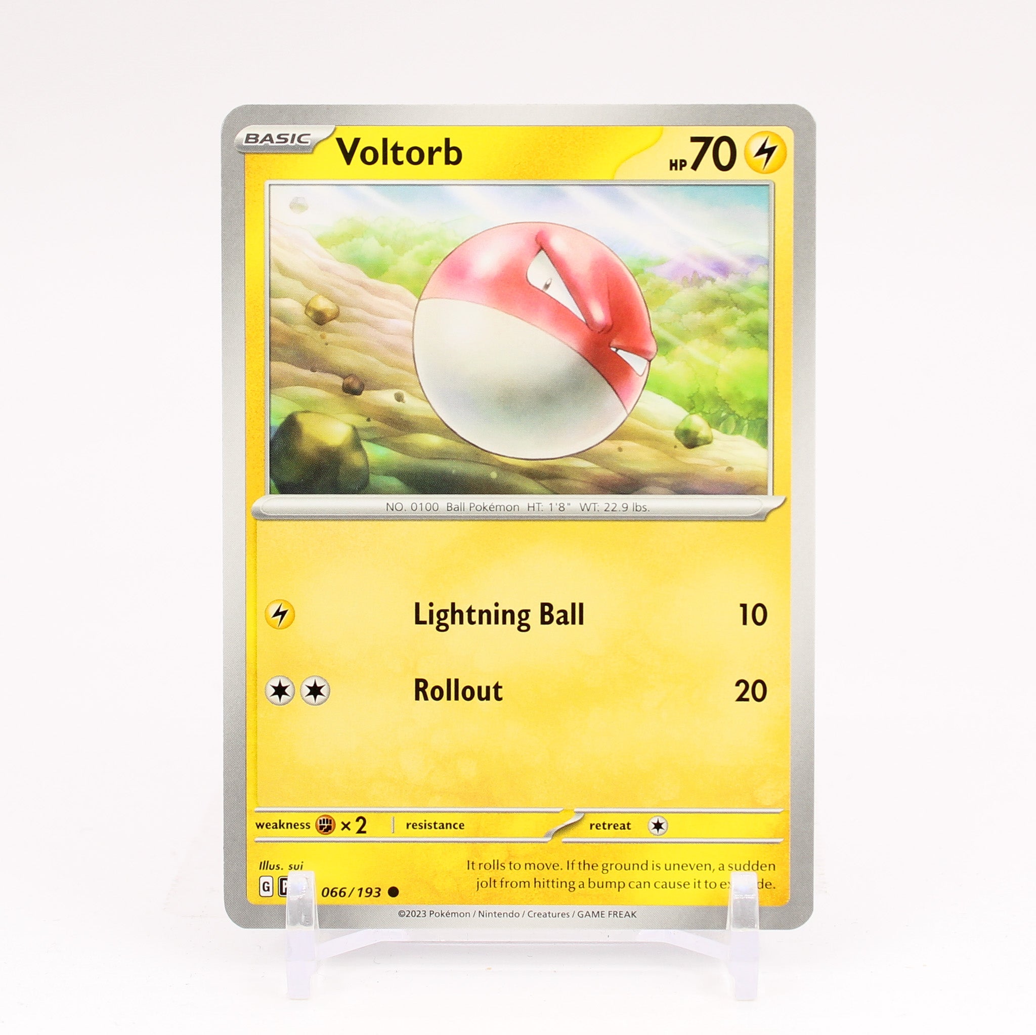 Voltorb - 066/193 Paldea Evolved Common Pokemon - NM/MINT – The PokéTrade  Emporium