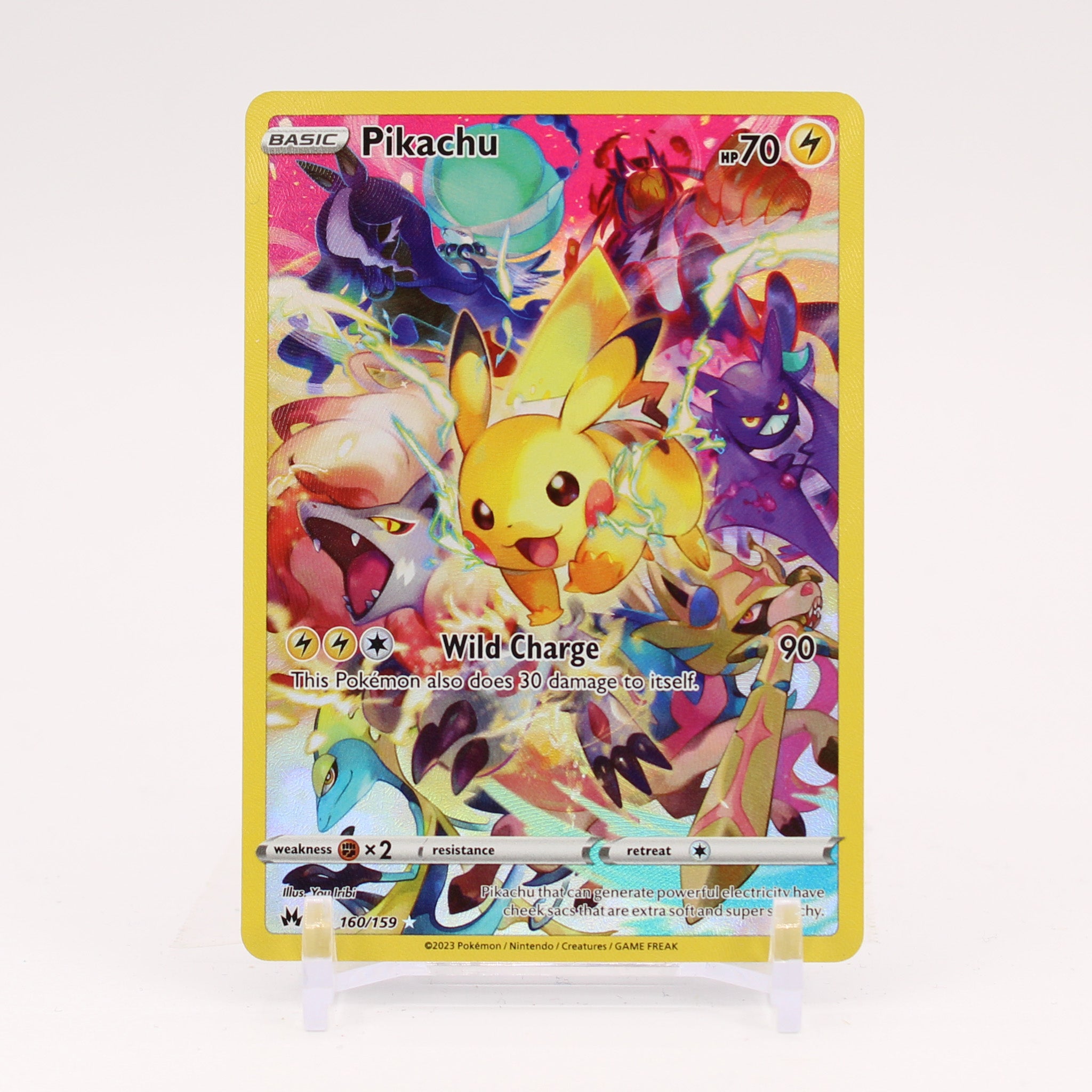 Pikachu Secret Rare!! fashion CROWN zenith!