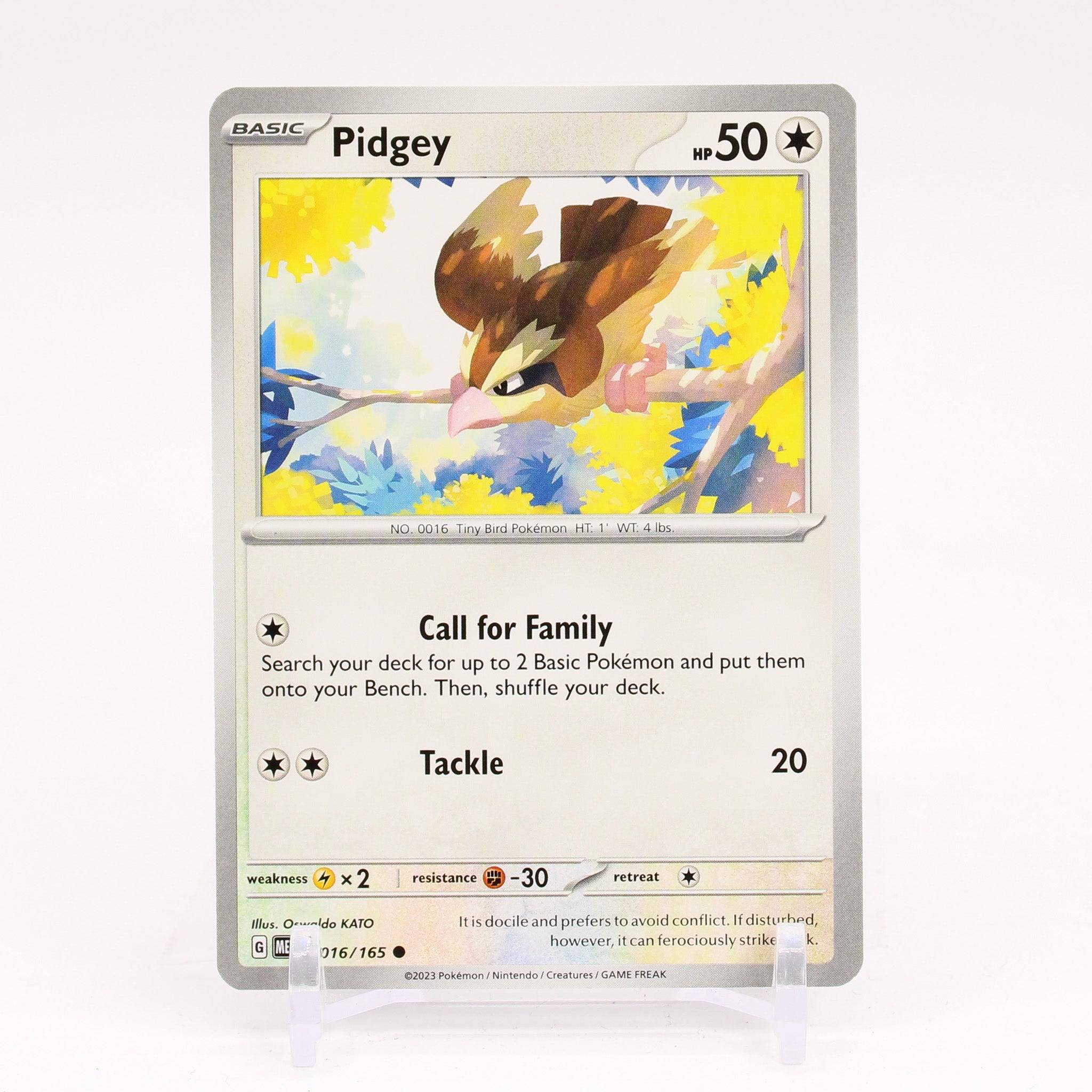 Pidgey - 016/165 151 Common Pokemon - NM/MINT