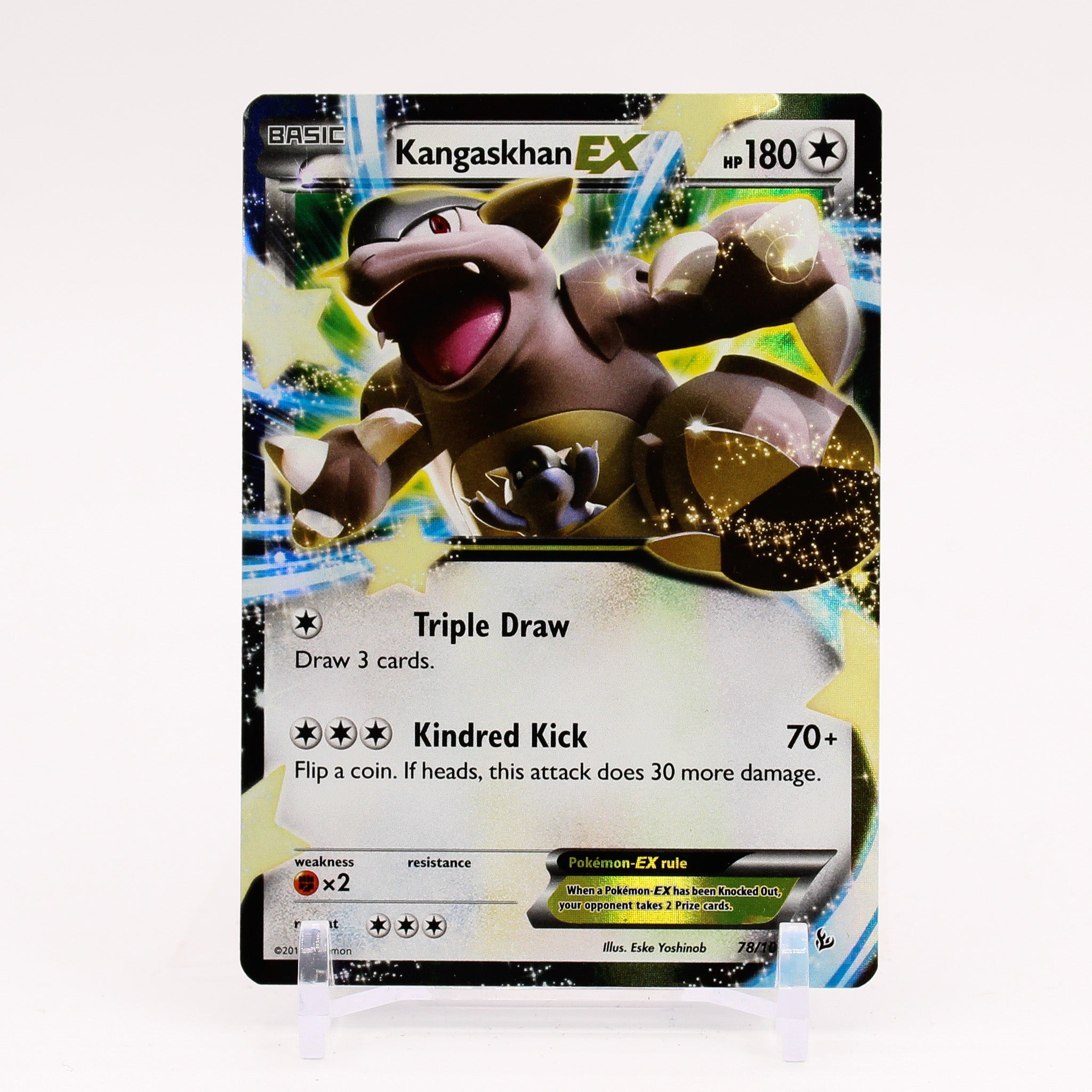 Kangaskhan EX 78/106 Ultra Rare  Pokemon Cards TCG XY Flashfire, Hobbies &  Toys, Toys & Games on Carousell
