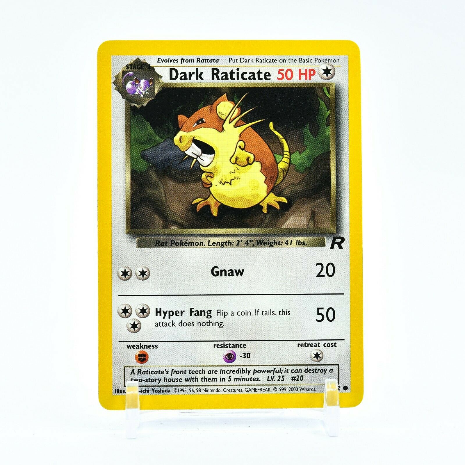 Dark Raticate - 51/82 Team Rocket Unlimited Common Pokemon - NM