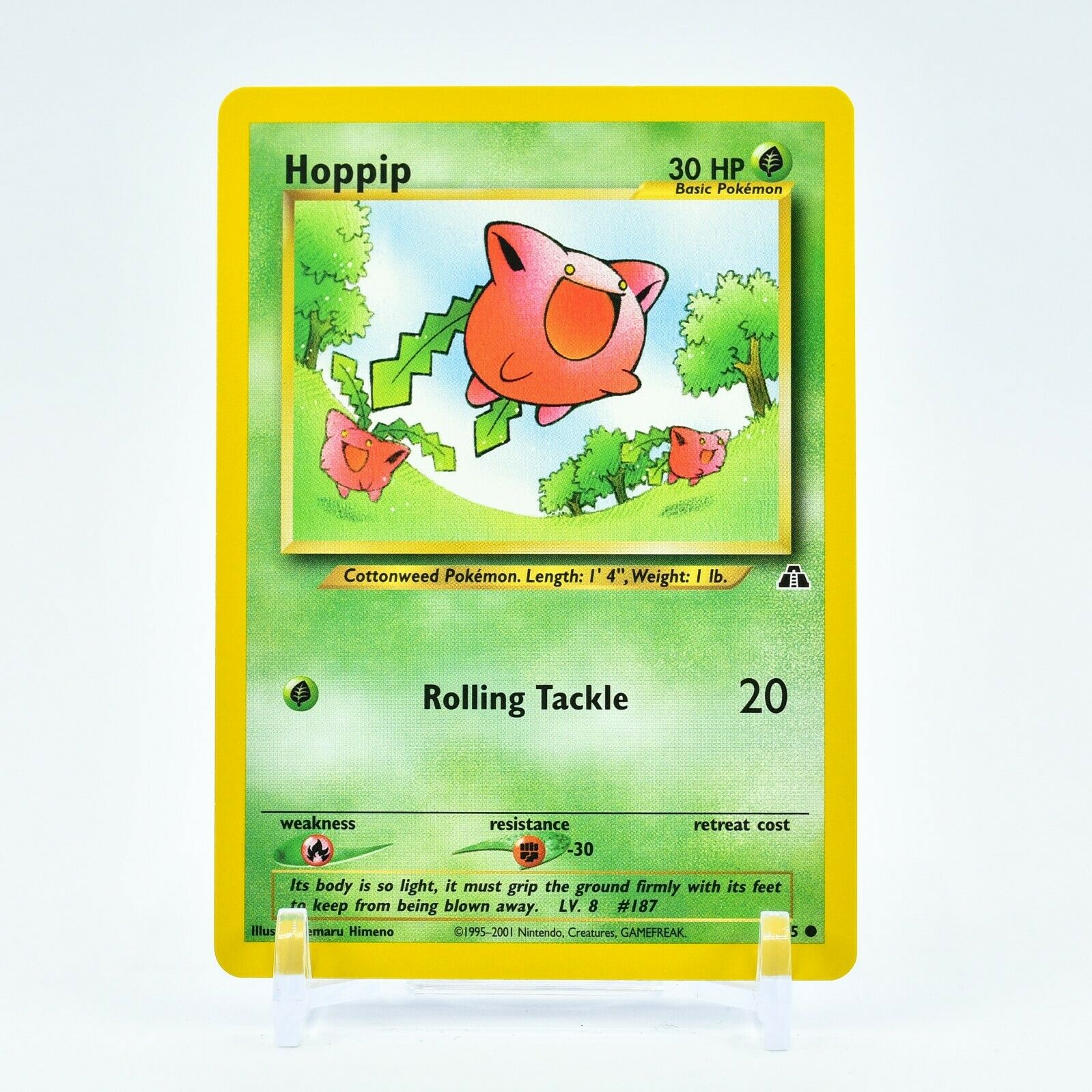 Hoppip - 55/75 Neo Discovery Unlimited Common Pokemon - NM
