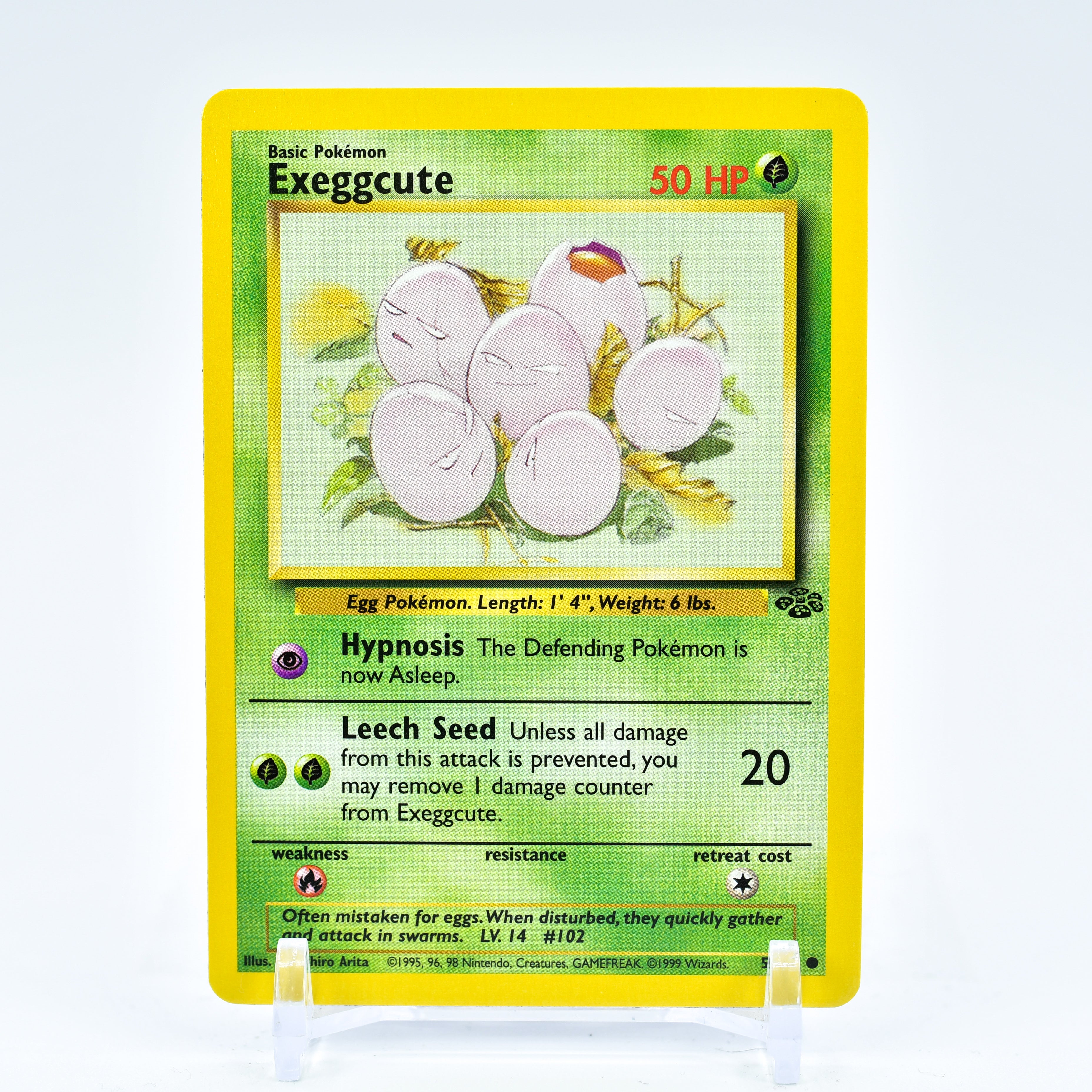 Exeggcute - 52/64 Jungle Unlimited Common Pokemon - NM