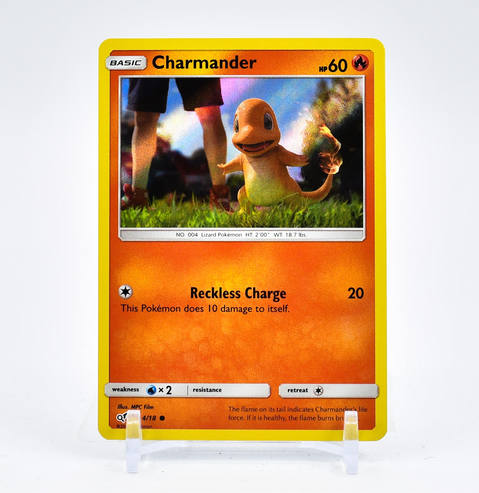 Charmander - 4/18 Detective Pikachu Holo Rare Pokemon - NM/MINT