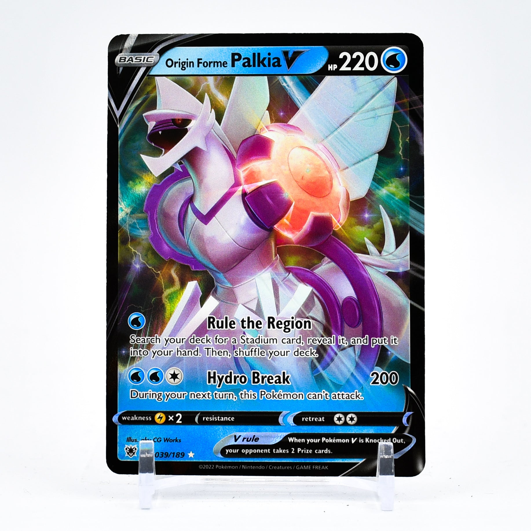 Origin Forme Palkia V - 039/189 Astral Radiance Ultra Rare Pokemon - N