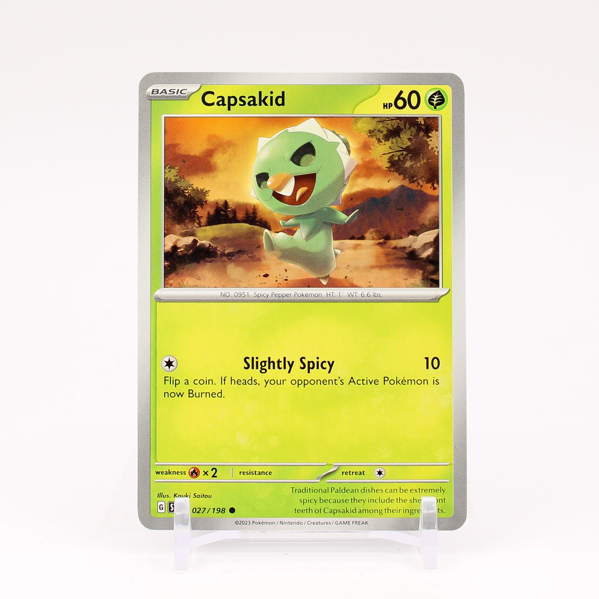 Capsakid - 027/198 Scarlet & Violet Common Pokemon - NM/MINT – The  PokéTrade Emporium
