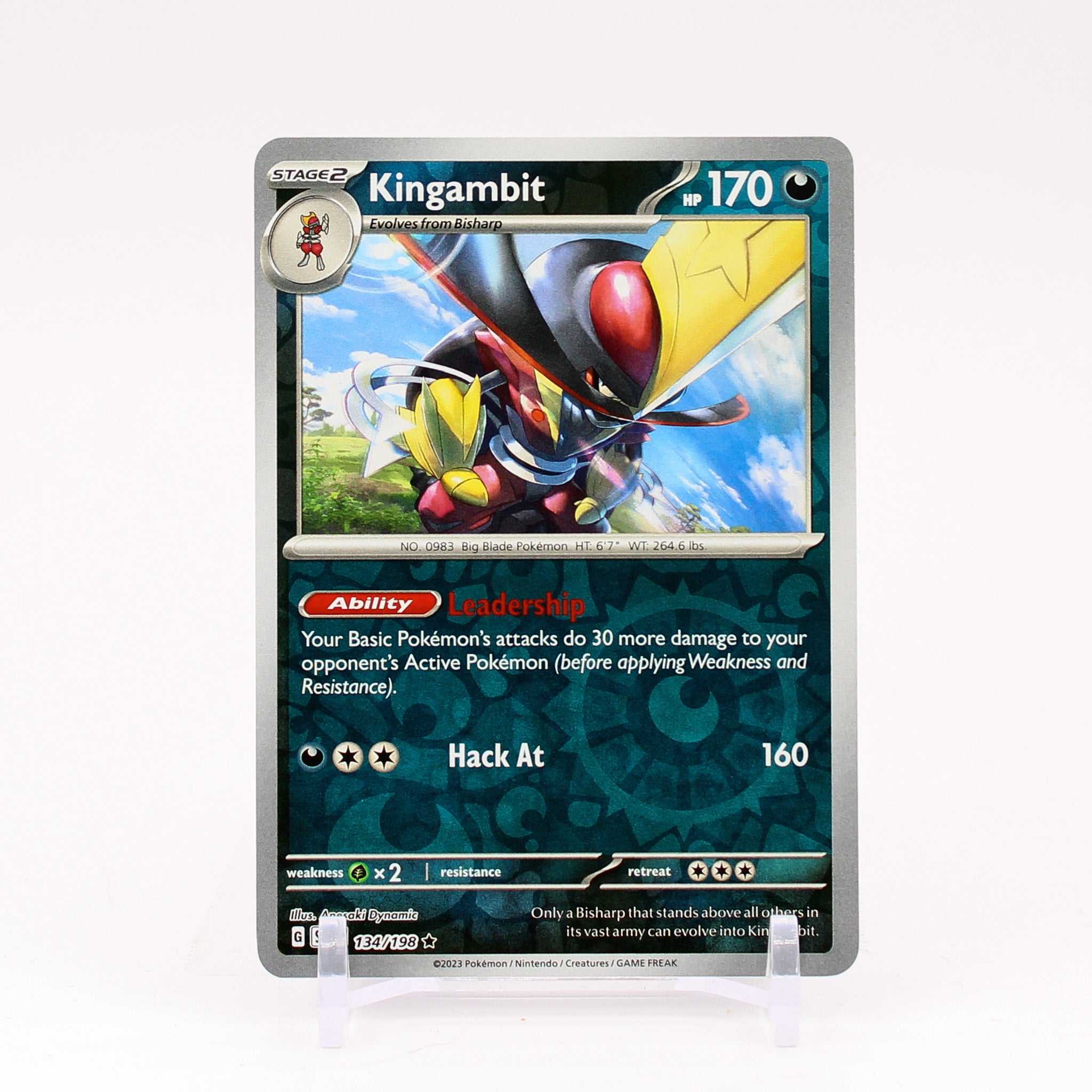 Kingambit - Scarlet & Violet - SVIen Pokémon card 220/198