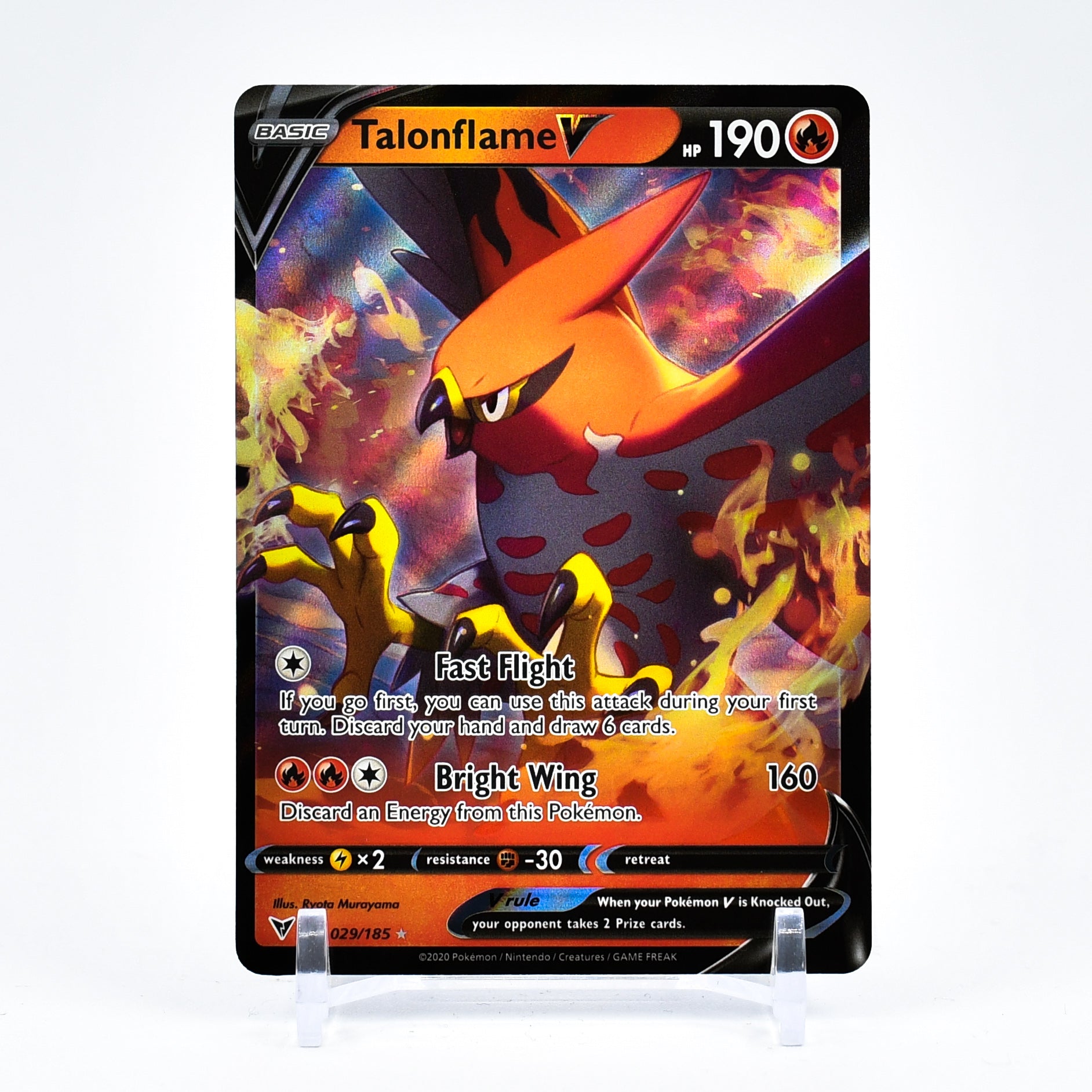 Talonflame V - 029/185 Vivid Voltage Ultra Rare Pokemon - NM/MINT