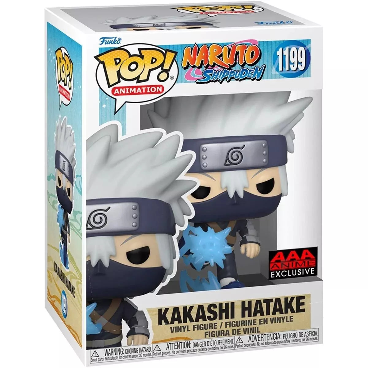 Funko Pop - Naruto Vinyl Figure - Kakashi Hatake 1199 AAA Exclusive