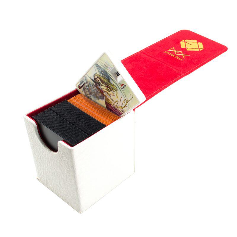 Dex Protection Creation Line Magnetic Deck Box - Small: White