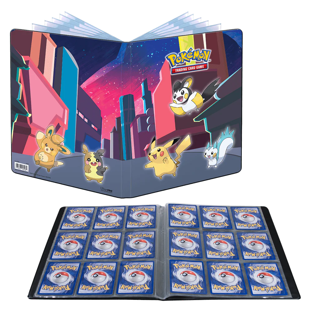 Pokemon Portfolio Binder Ultra PRO 9 Pocket Top Loading Gallery Series Shimmering Skyline