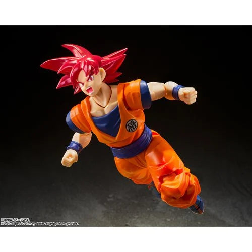 SH Figuarts - Dragon Ball Z Action Figure - Super Saiyan God Son Goku Instilled with the Light of Righteous Hearts