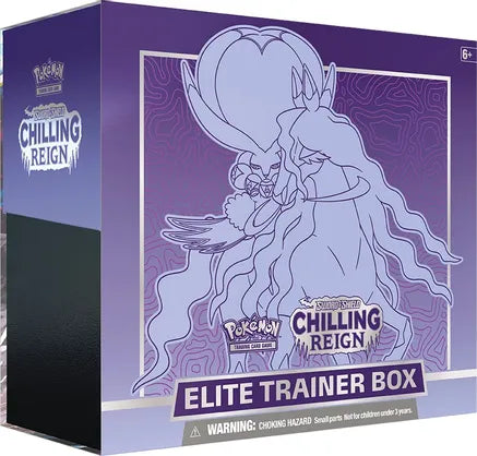 Pokemon ETB Elite Trainer Box - Sword & Shield: Chilling Reign (Shadow Rider Calyrex)