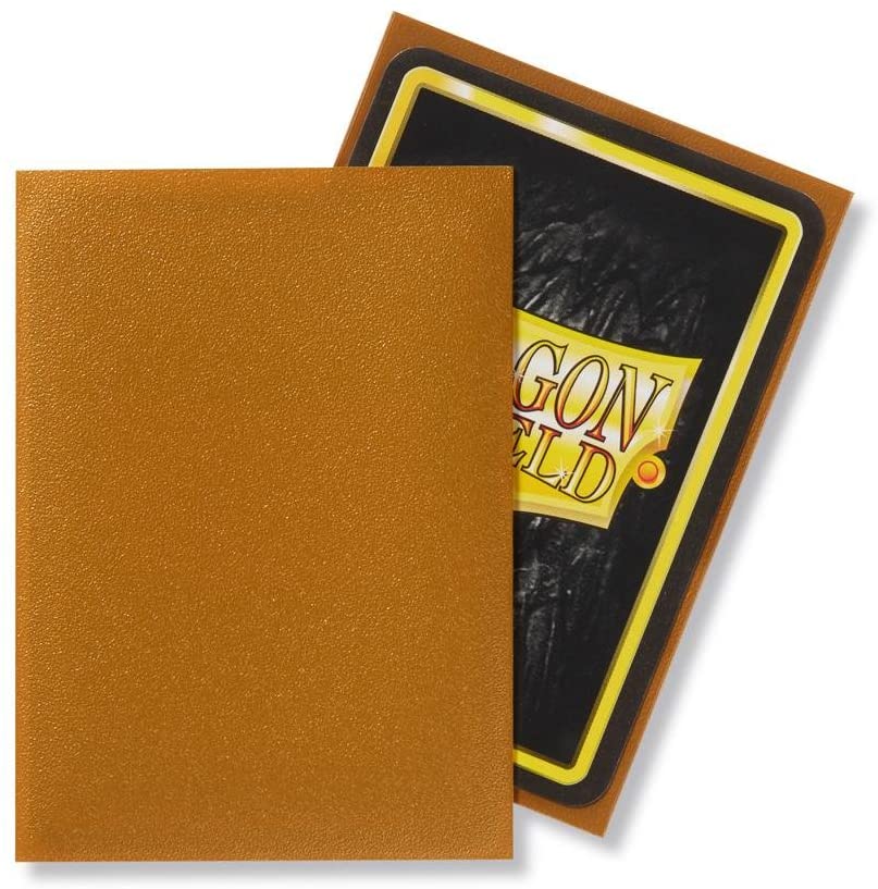 Dragon Shield Standard Card Sleeves - Matte Gold (100 count)
