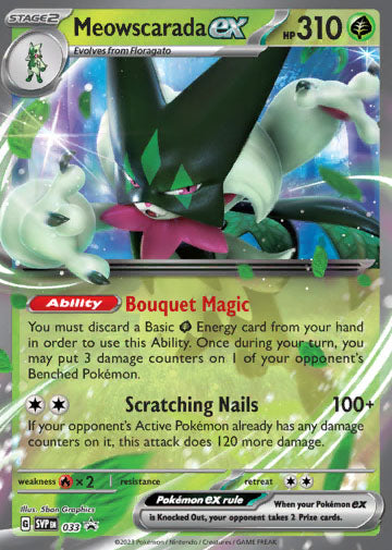 Pokemon Tin - Paldea Partners: Meowscarada ex