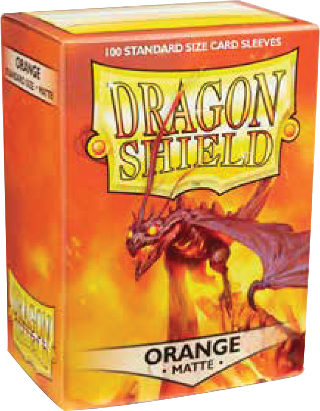 Dragon Shield Standard Card Sleeves - Matte Orange (100 count)