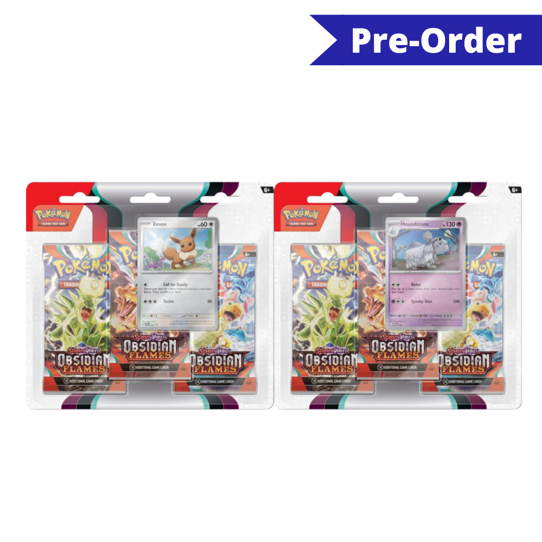 Pokemon Booster Pack 3-Pack Blister Promo - Scarlet & Violet: Obsidian Flames