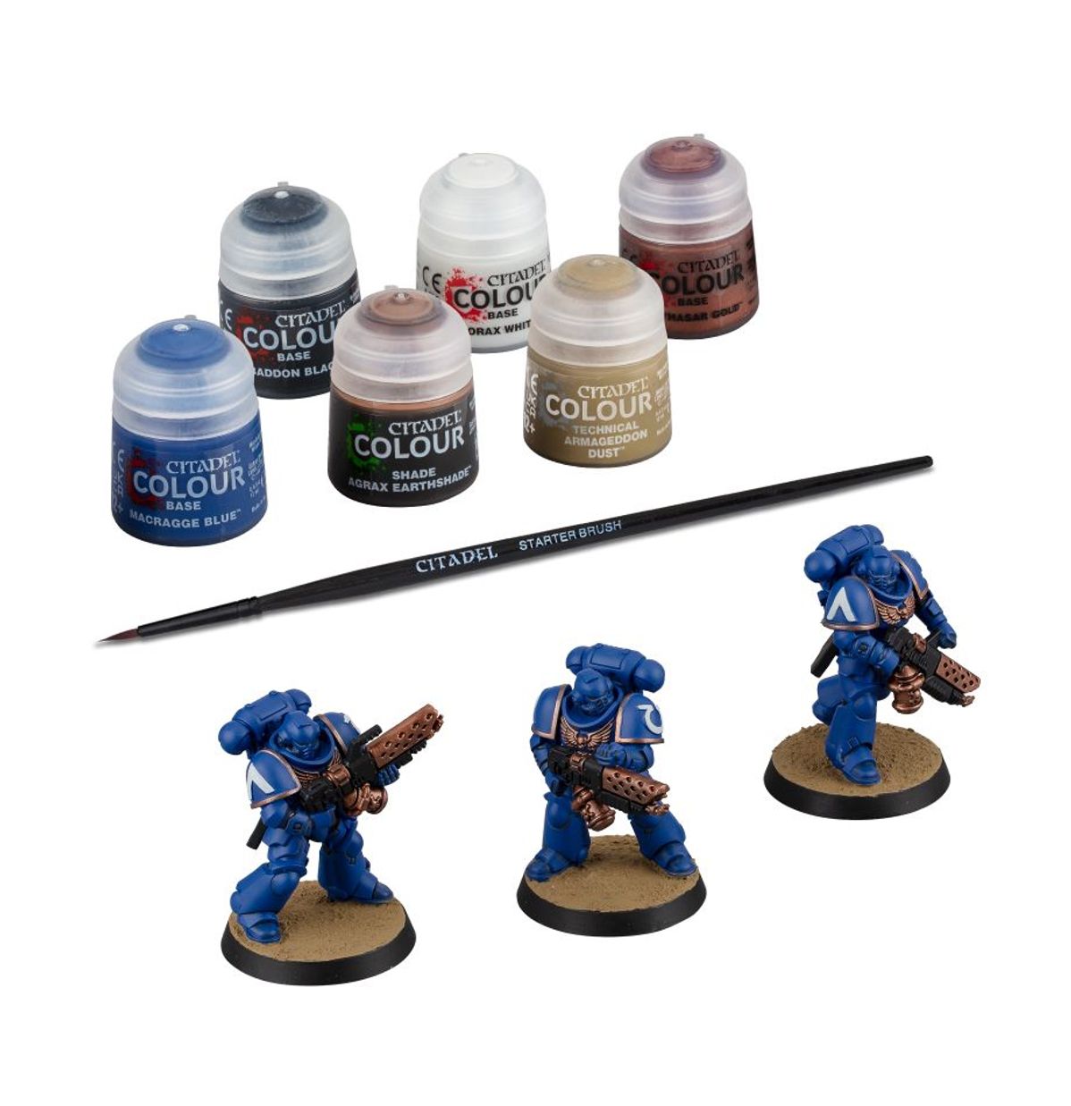Warhammer 40K - Space Marines: Infernus Marines + Paints Set