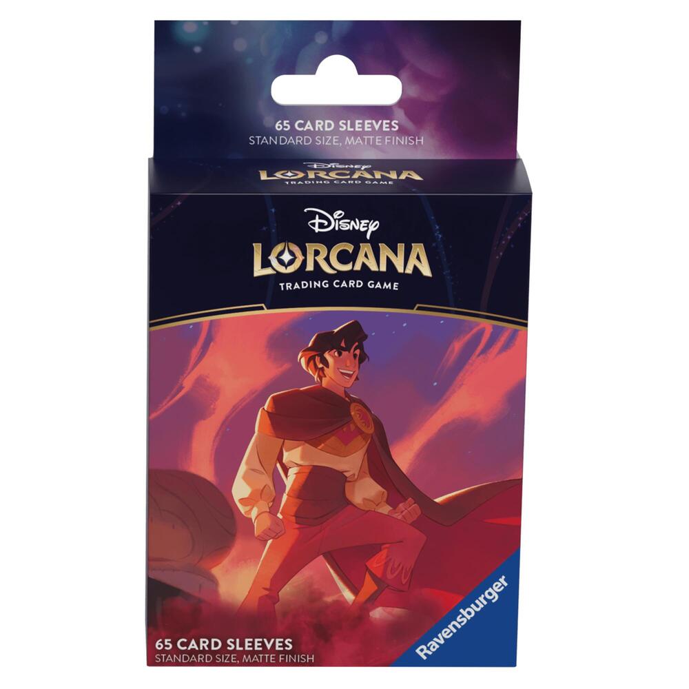 Disney Lorcana Card Sleeves - Shimmering Skies - Aladdin Heroic Outlaw