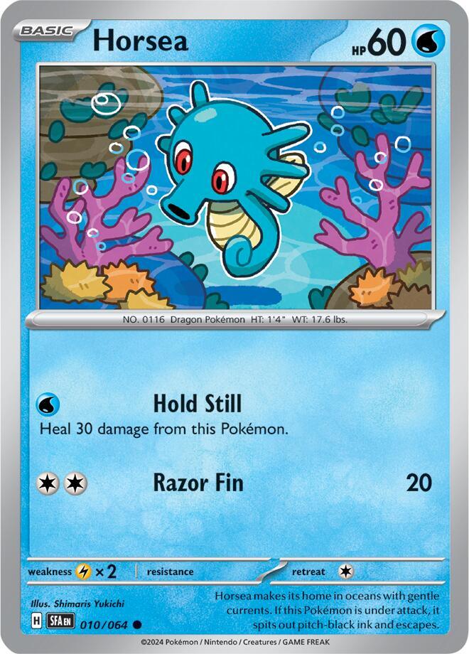 Horsea - 010/064 Shrouded Fable Pokemon - NM/MINT