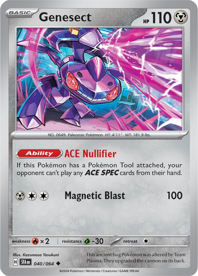 Genesect - 040/064 Shrouded Fable Pokemon - NM/MINT