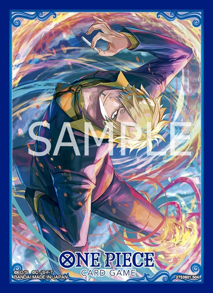 One Piece Card Game Bandai Official Sleeves: Limited Edition Vol 2 - Sanji (70 Count)