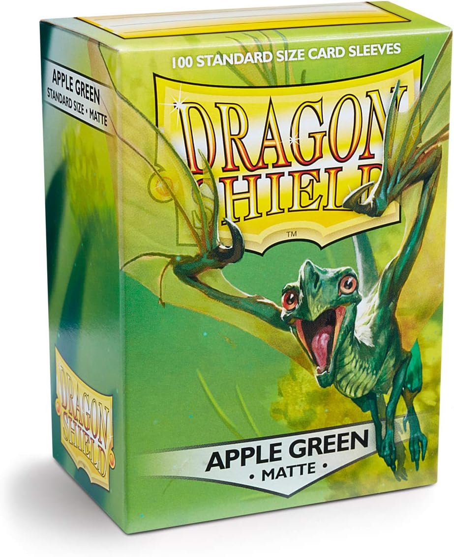 Dragon Shield Standard Card Sleeves - Matte Apple Green (100 count)