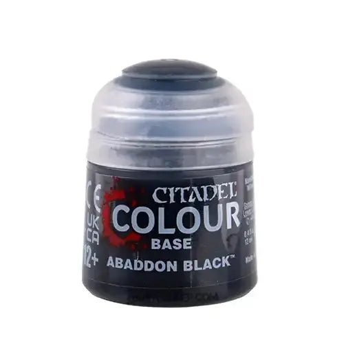 Hobby Paint - Citadel Colour Warhammer Base - ABADDON BLACK