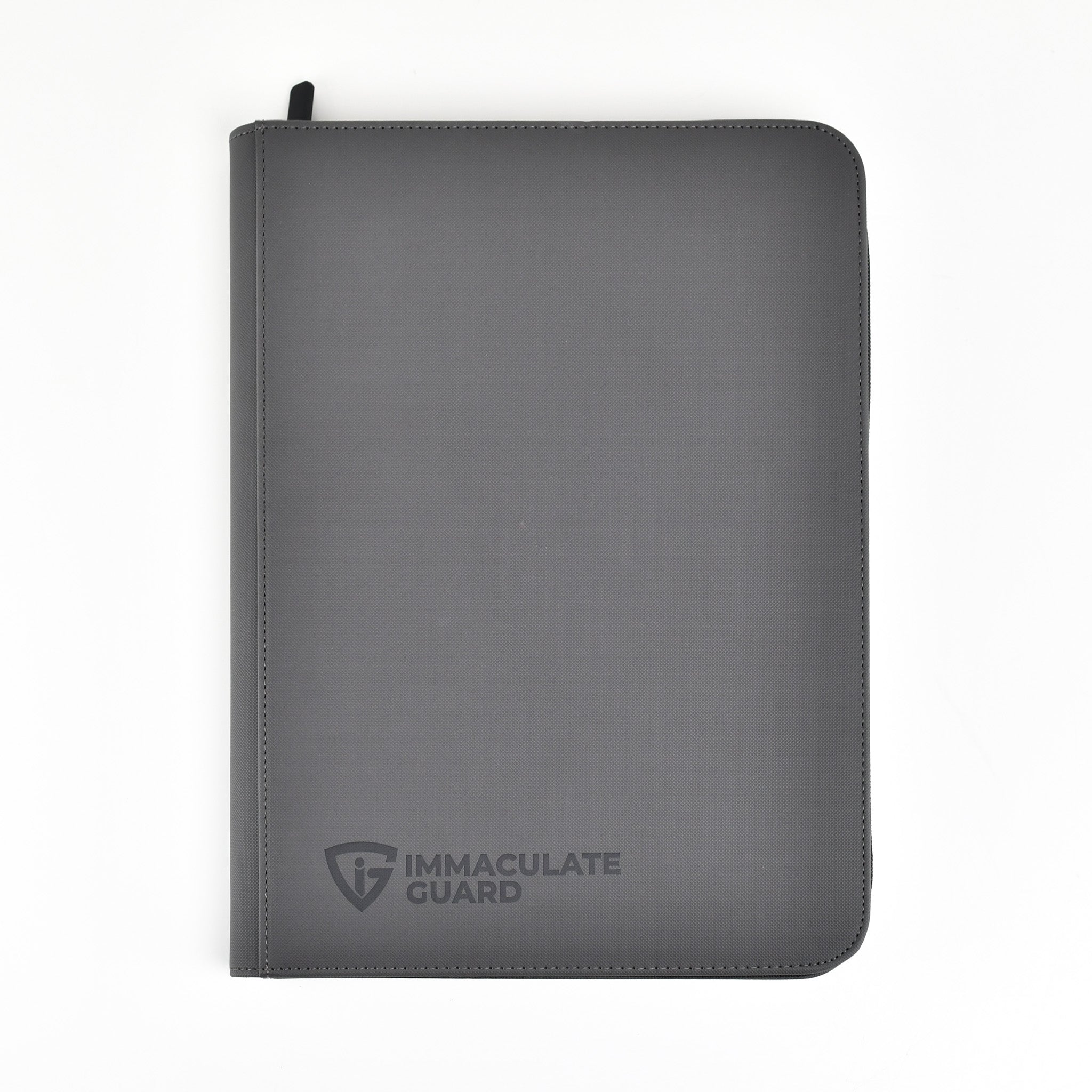 Binder - Immaculate Guard Side Loading 9 Pocket - Premium Leather: Grey