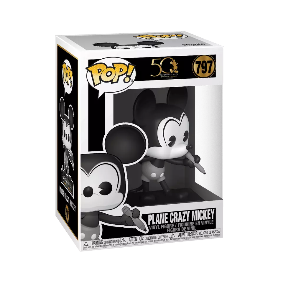 Funko Pop - Disney Vinyl Figure - Plane Crazy Mickey 797