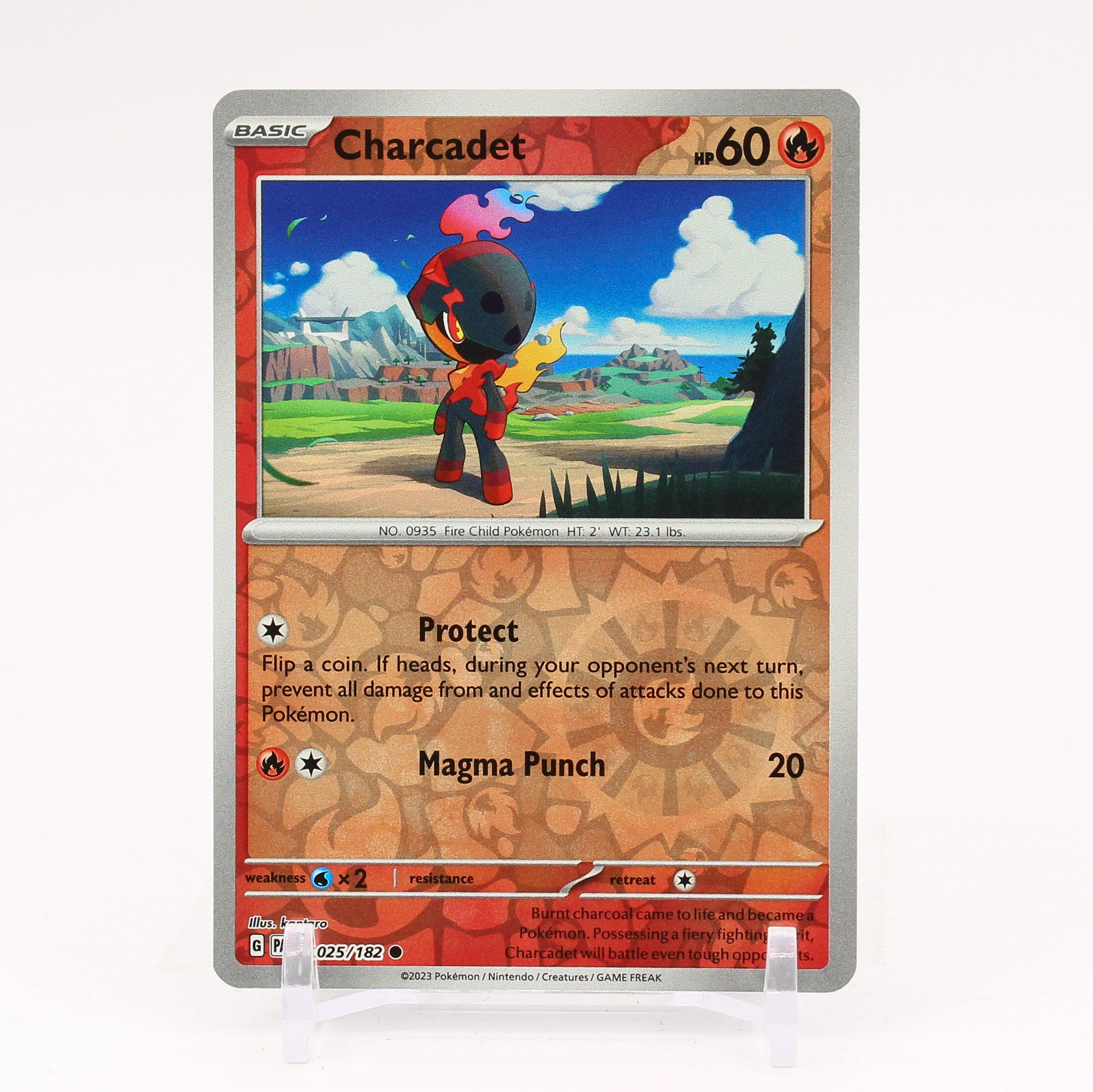 Charcadet - 025/182 Paradox Rift Reverse Holo Pokemon - NM/MINT