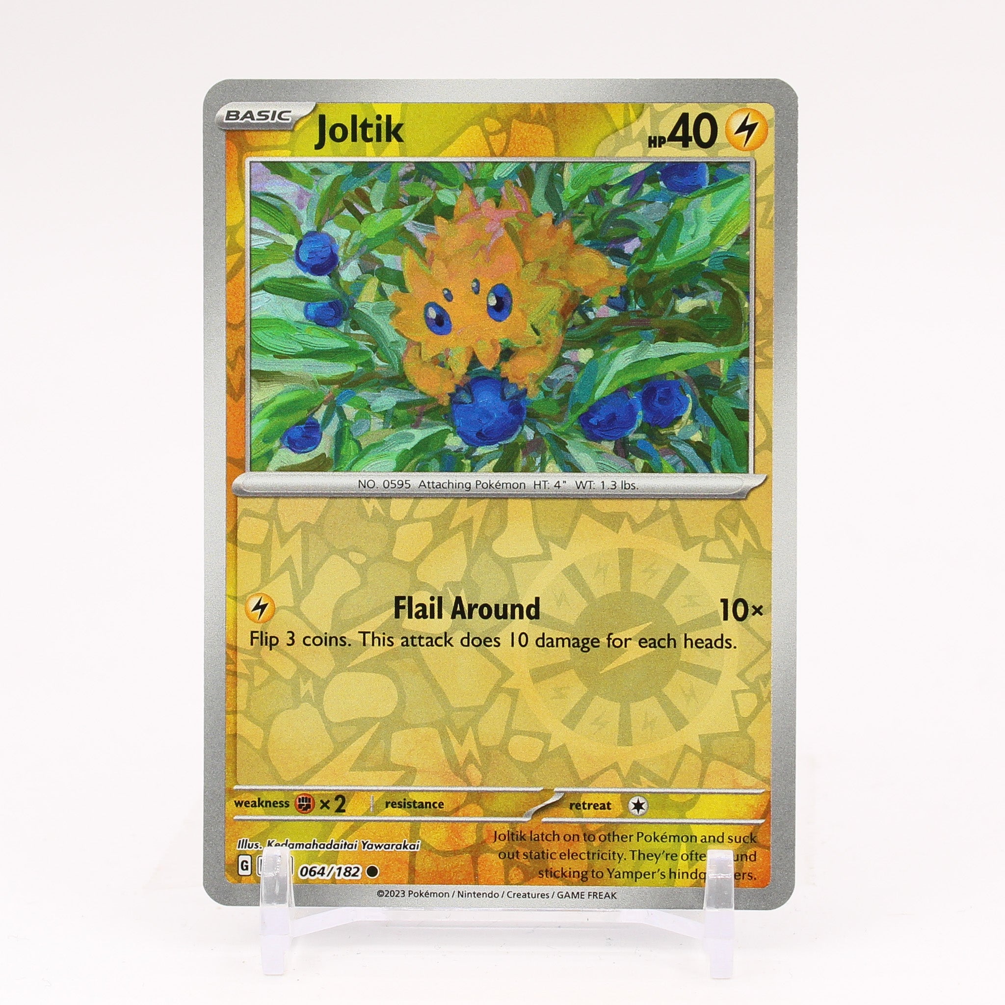 Joltik - 064/182 Paradox Rift Reverse Holo Pokemon - NM/MINT