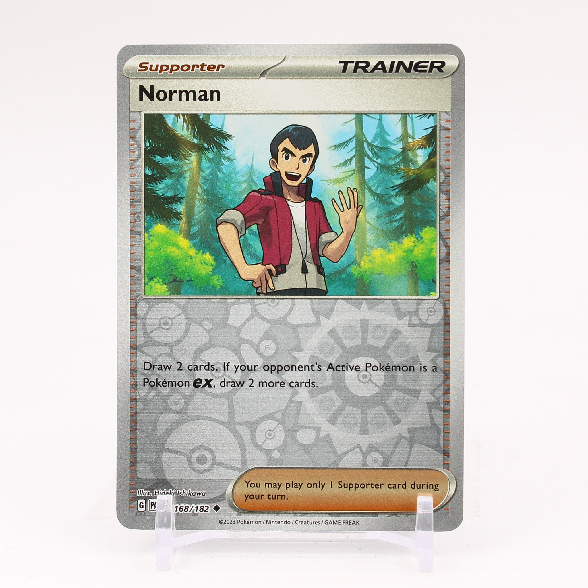 Norman - 168/182 Paradox Rift Reverse Holo Trainer - NM/MINT