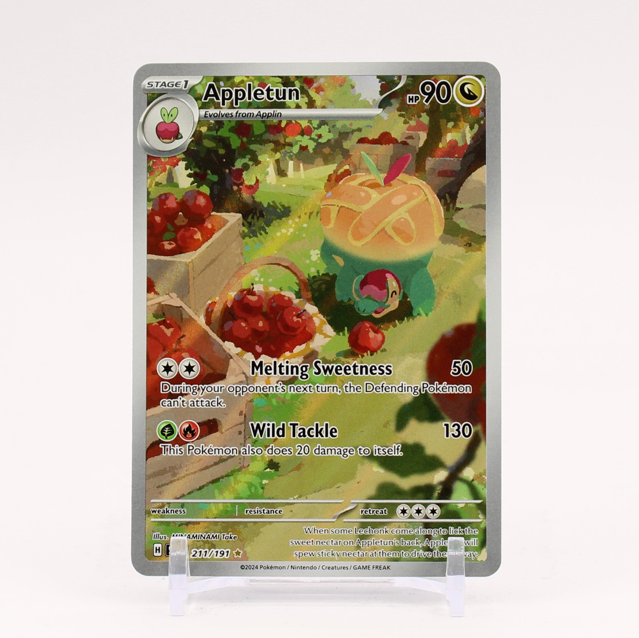 Appletun - 211/191 Surging Sparks Illustration Rare Pokemon - NM/MINT