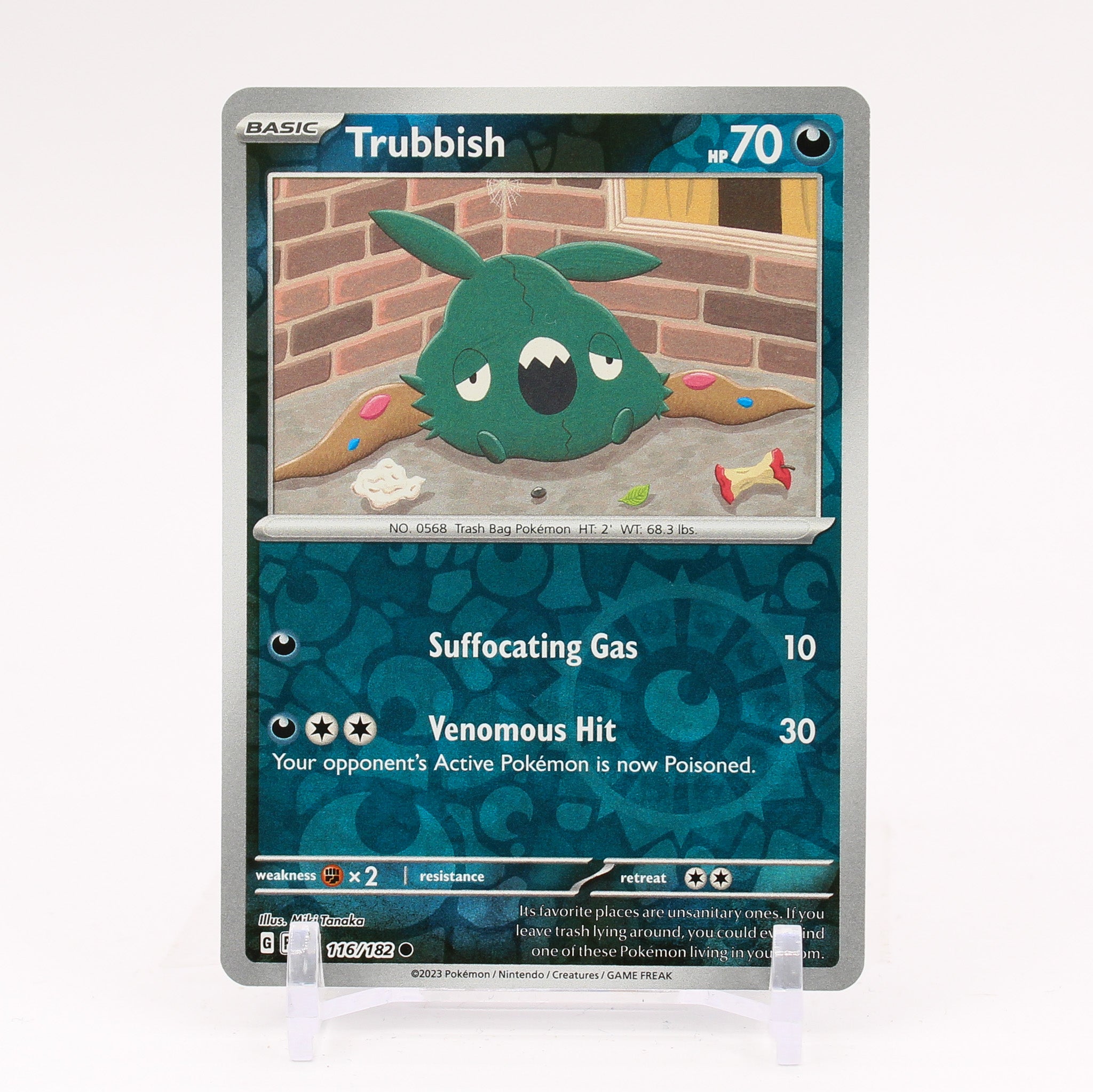 Trubbish - 116/182 Paradox Rift Reverse Holo Pokemon - NM/MINT