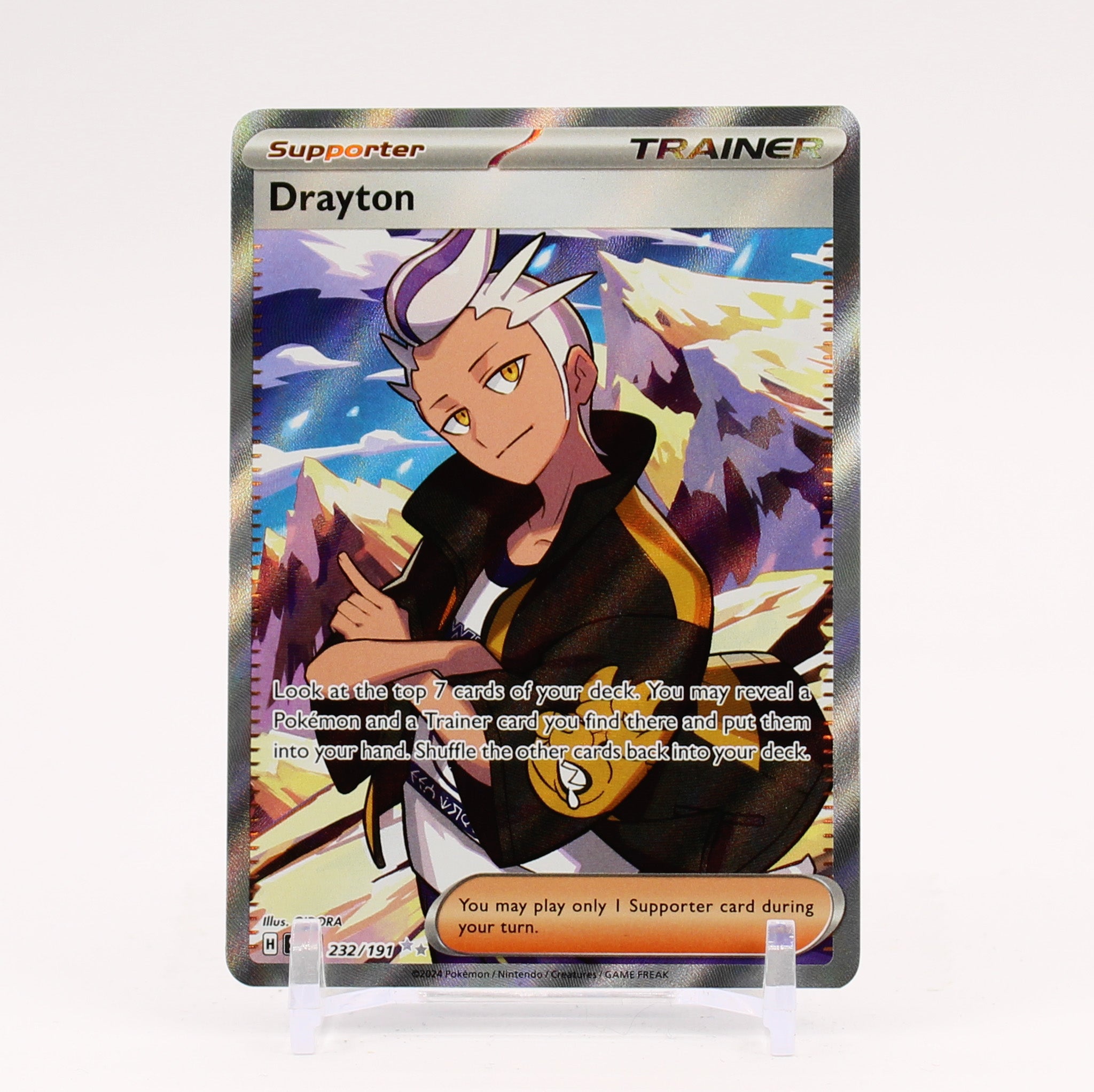 Drayton - 232/191 Surging Sparks Full Art Trainer - NM/MINT