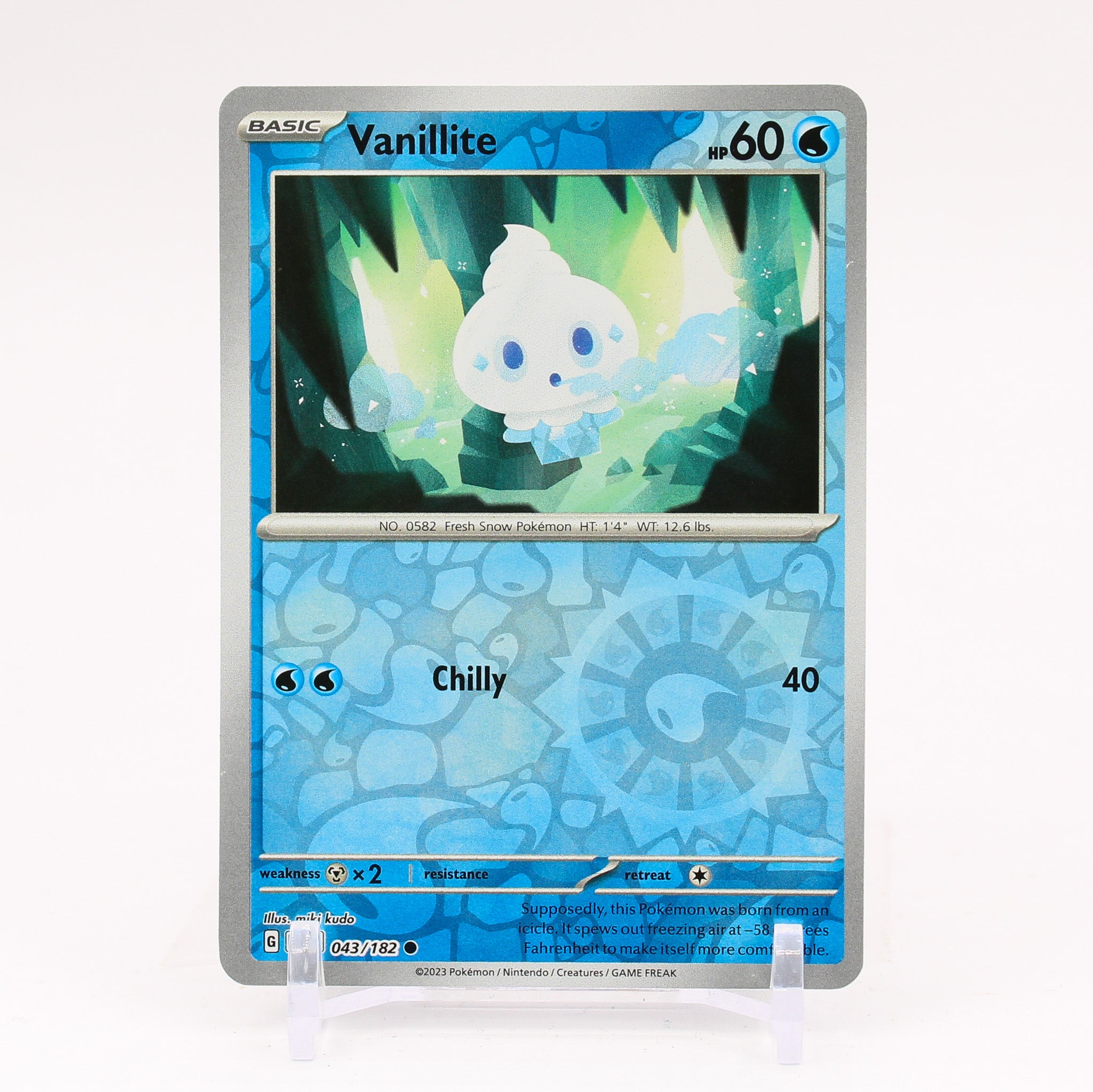 Vanillite - 043/182 Paradox Rift Reverse Holo Pokemon - NM/MINT