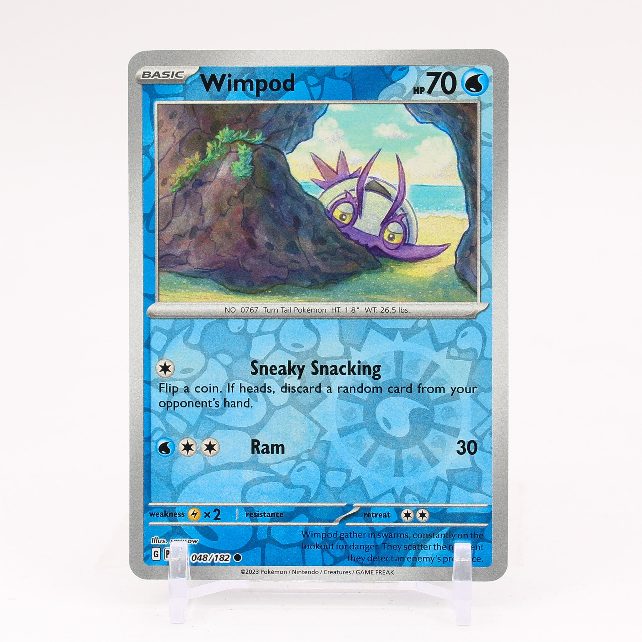 Wimpod - 048/182 Paradox Rift Reverse Holo Pokemon - NM/MINT