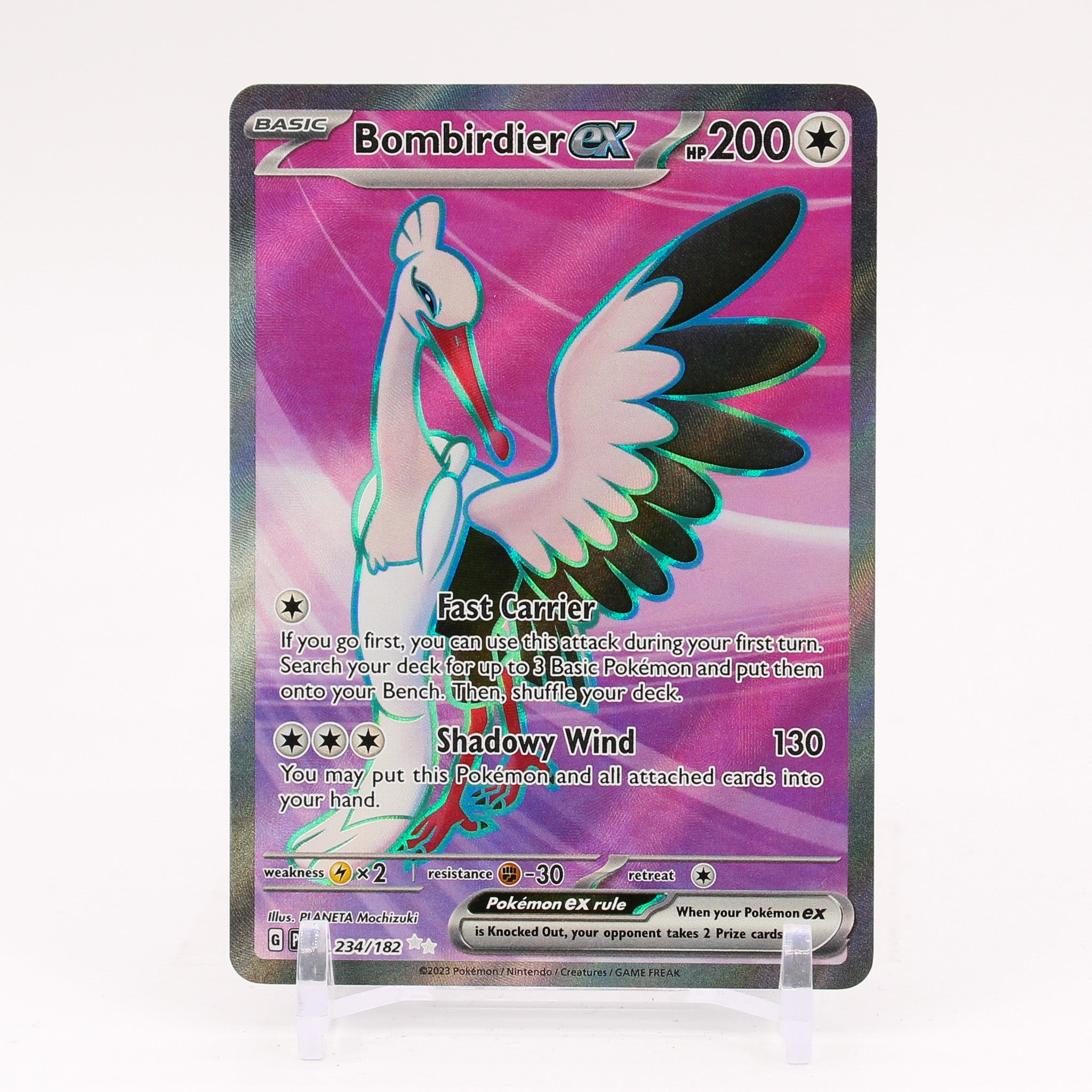 Bombirdier ex - 234/182 Paradox Rift Full Art Pokemon - NM/MINT