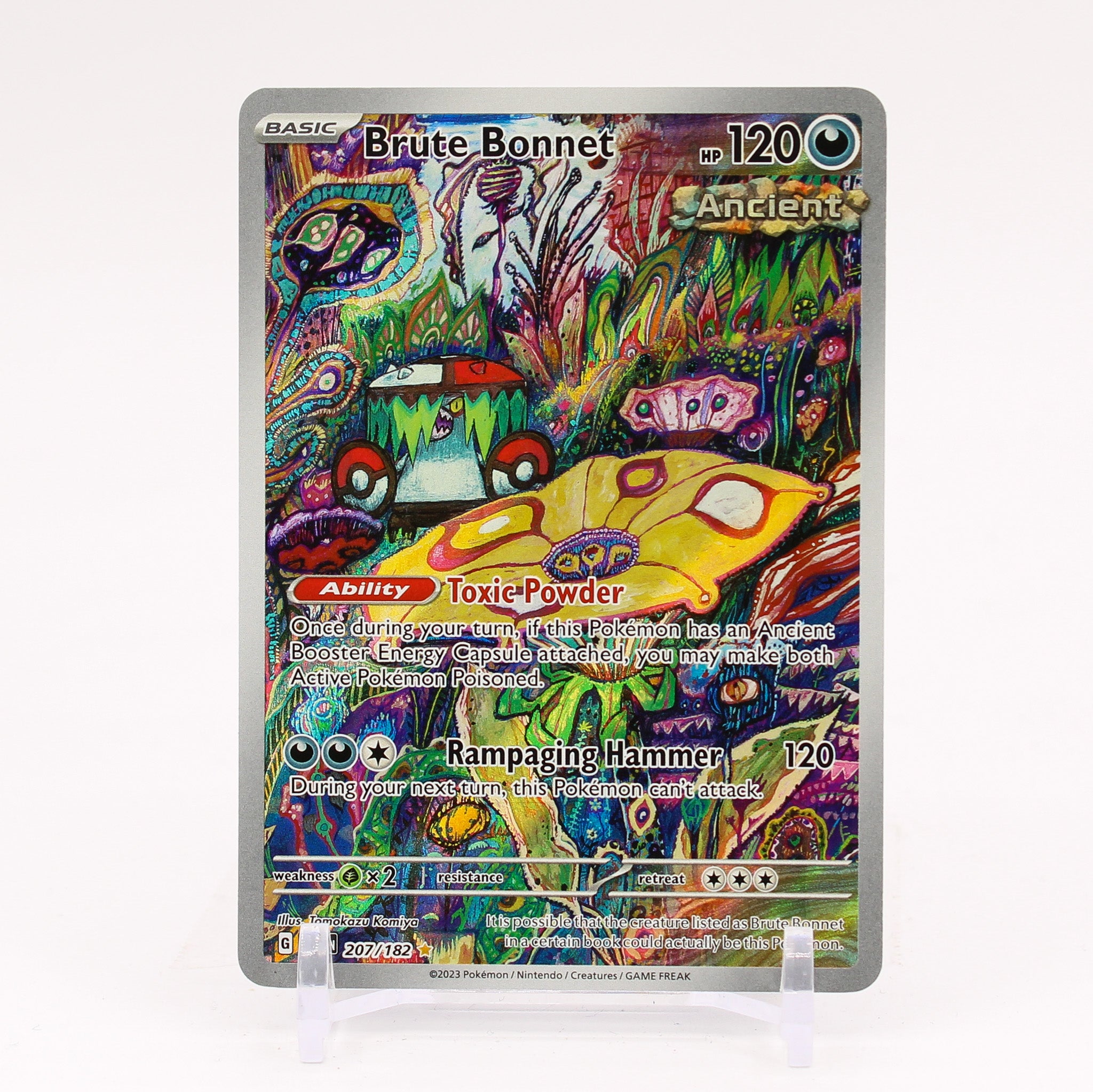 Brute Bonnet - 207/182 Paradox Rift Illustration Rare Pokemon - NM/MINT