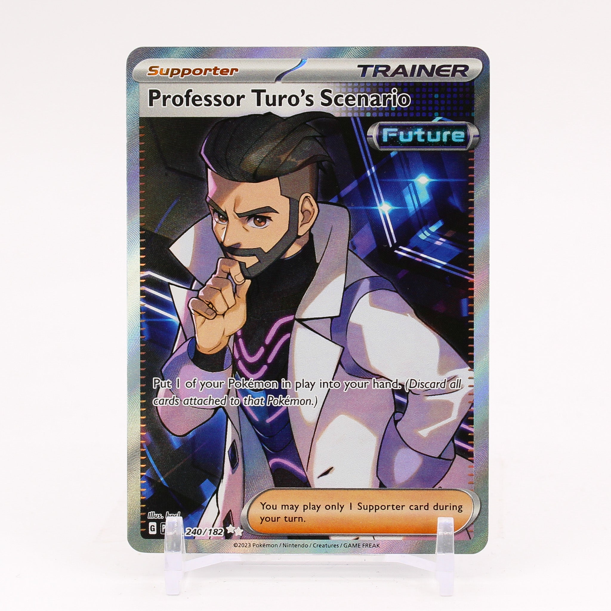 Professor Turo's Scenario - 240/182 Paradox Rift Full Art Trainer - NM/MINT