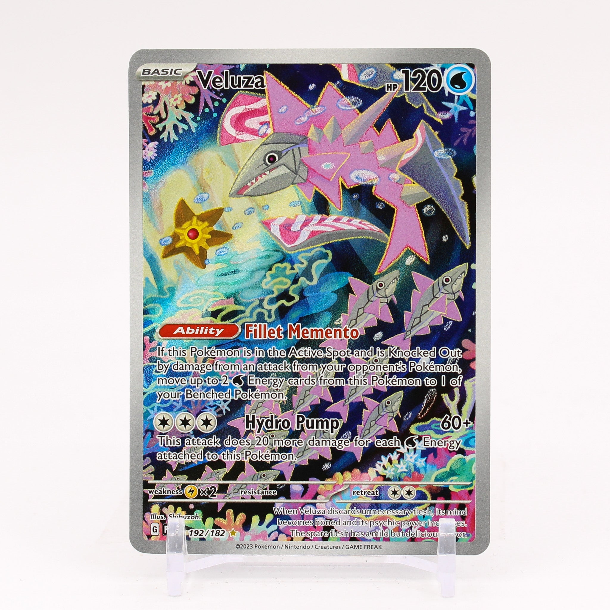 Veluza - 192/182 Paradox Rift Illustration Rare Pokemon - NM/MINT