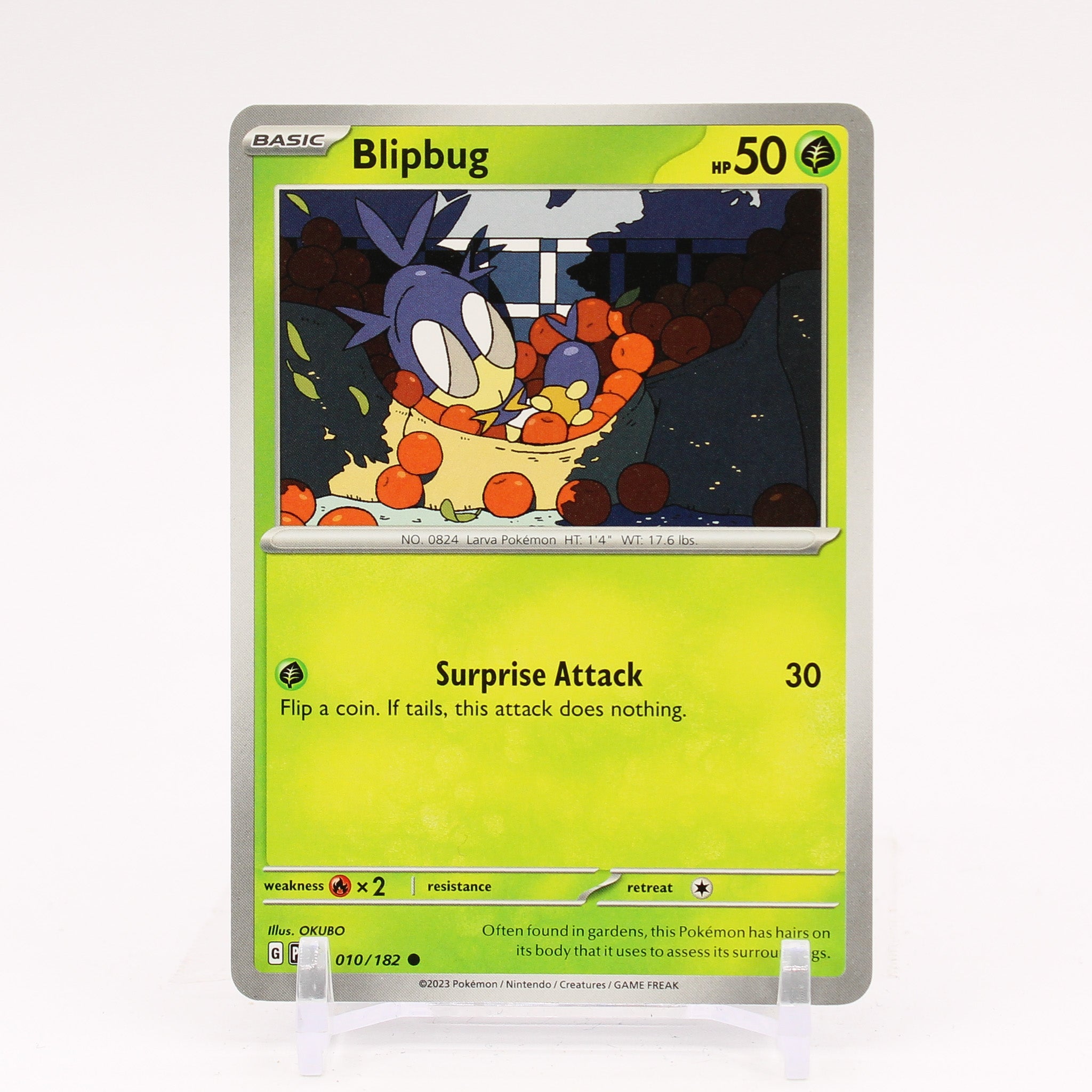 Blipbug - 010/182 Paradox Rift Pokemon - NM/MINT