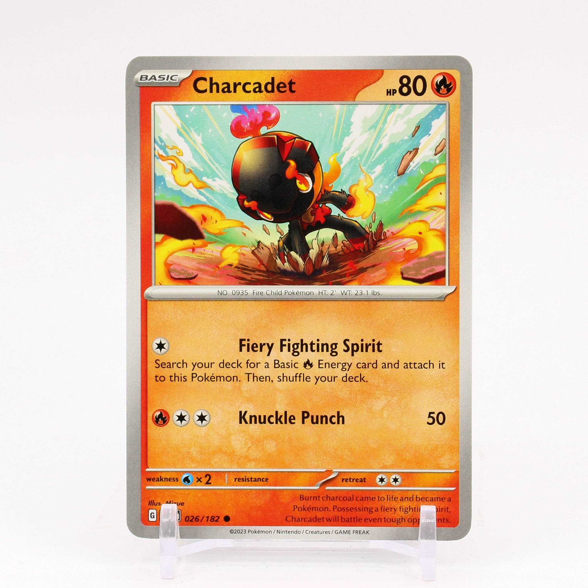 Charcadet - 026/182 Paradox Rift Pokemon - NM/MINT